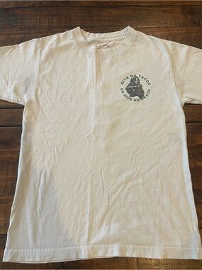 Tilly's White Short Sleeve Tee with Green Taco Graphic